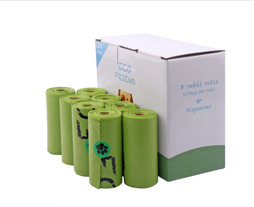 120 Biodegradable Poop Bags with Dispenser