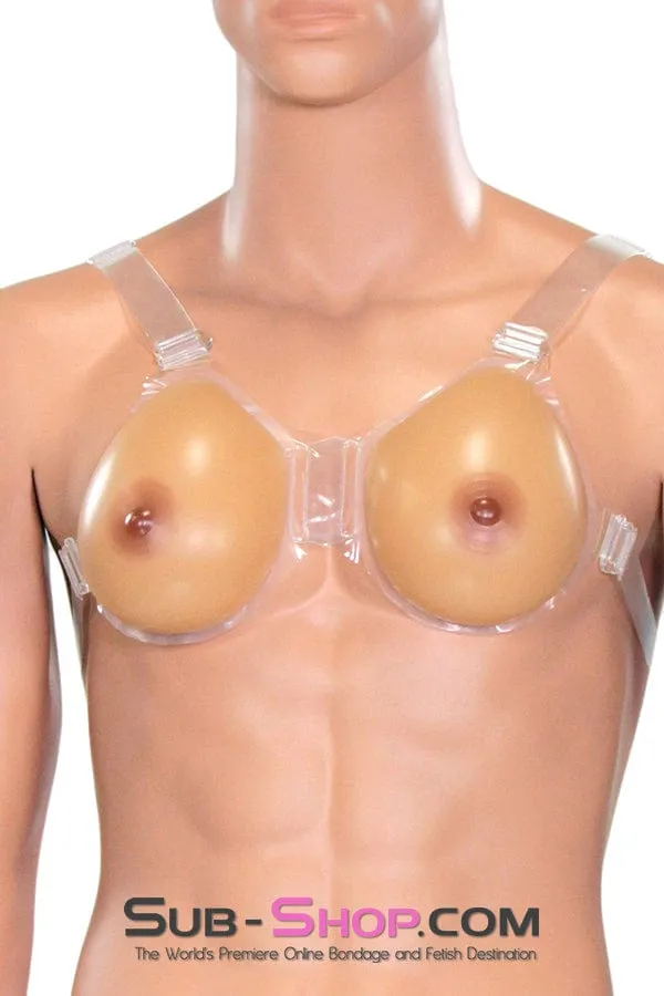 9844RS      Selena Real Feel Silicone Breast Forms with Nipples - C Cup