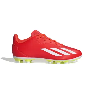 Adidas X Crazyfast Club Flexible Ground Junior Football Boots Red