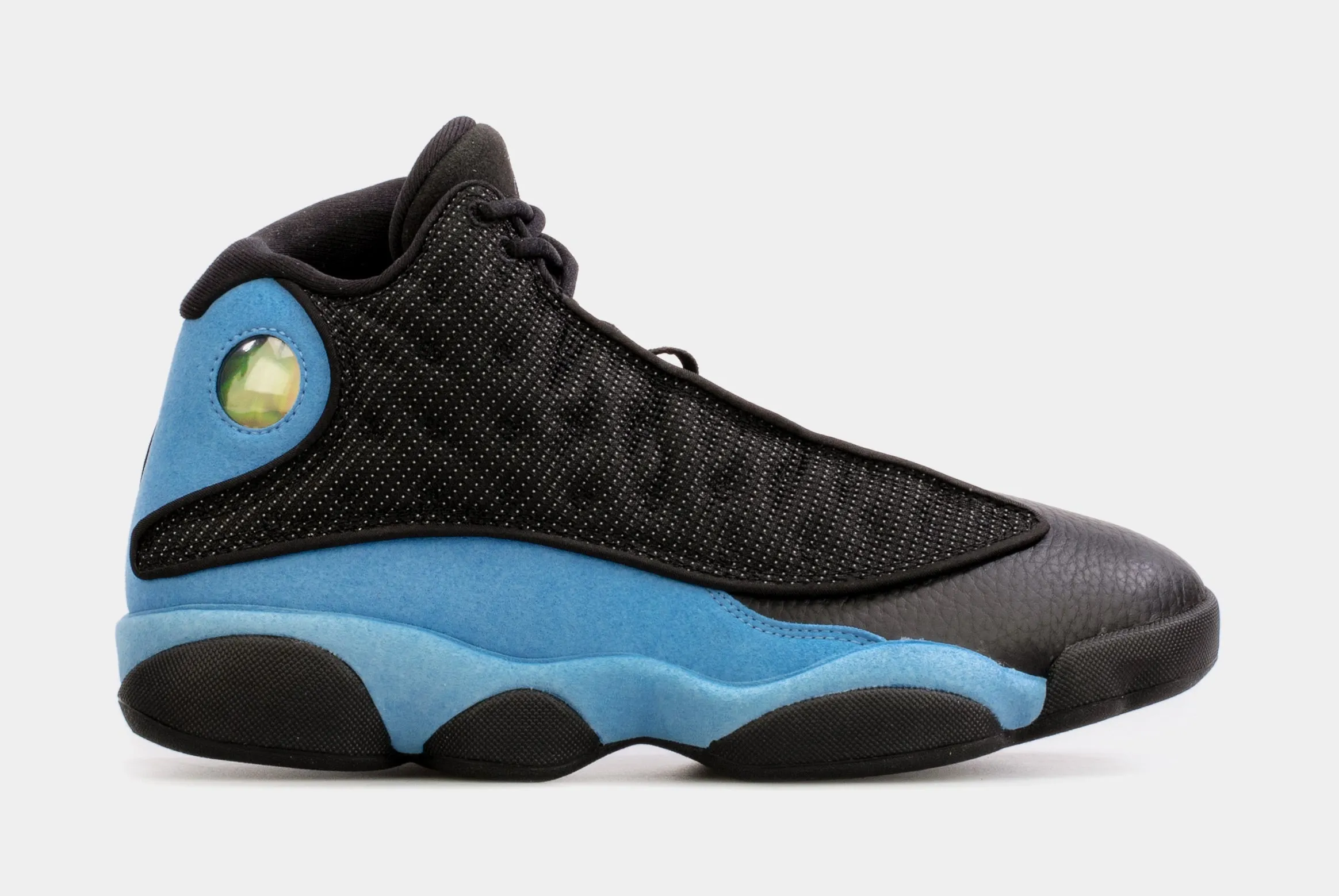 Air Jordan 13 Retro University Blue Mens Lifestyle Shoes (Black/Blue) Free Shipping