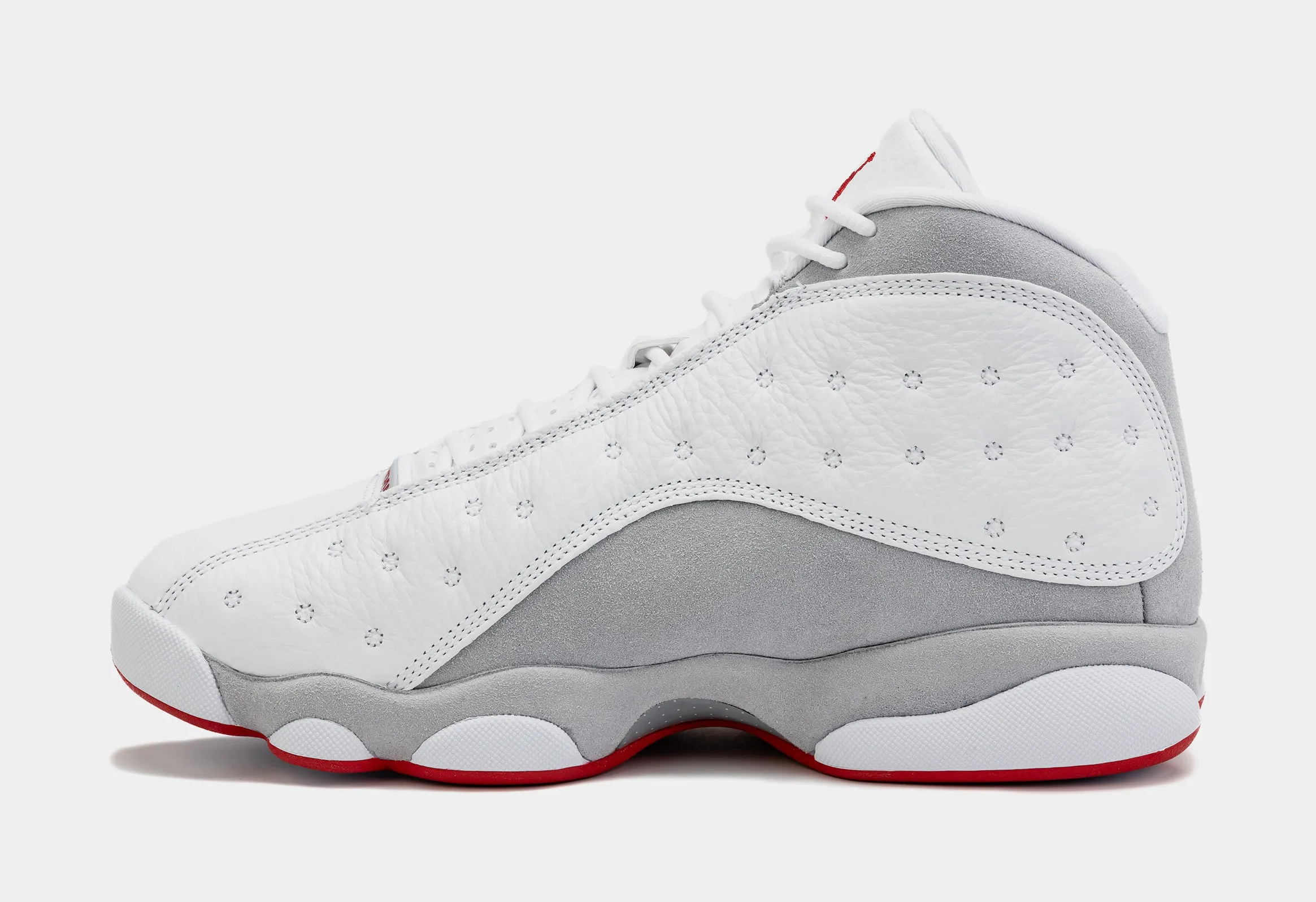 Air Jordan 13 Retro Wolf Grey Mens Lifestyle Shoes (White/Grey) Free Shipping