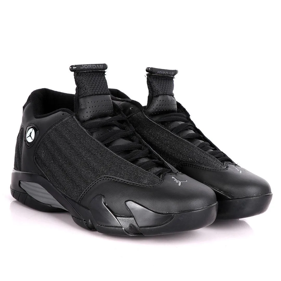 Air Jordan 14 Retro All Black Bumblebee Bourdon Sneakers