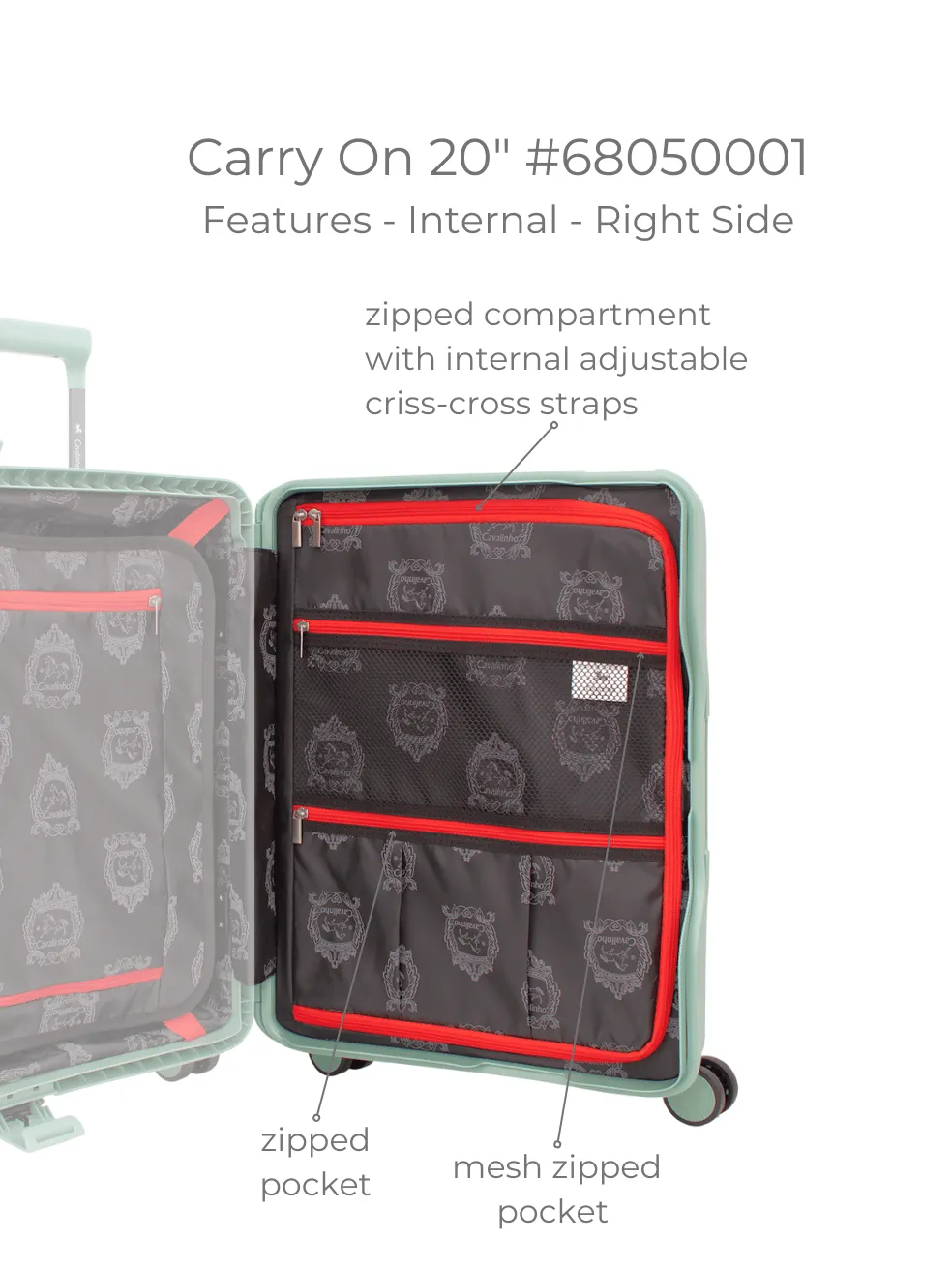 Atlas Carry-on Hardside Luggage (20")