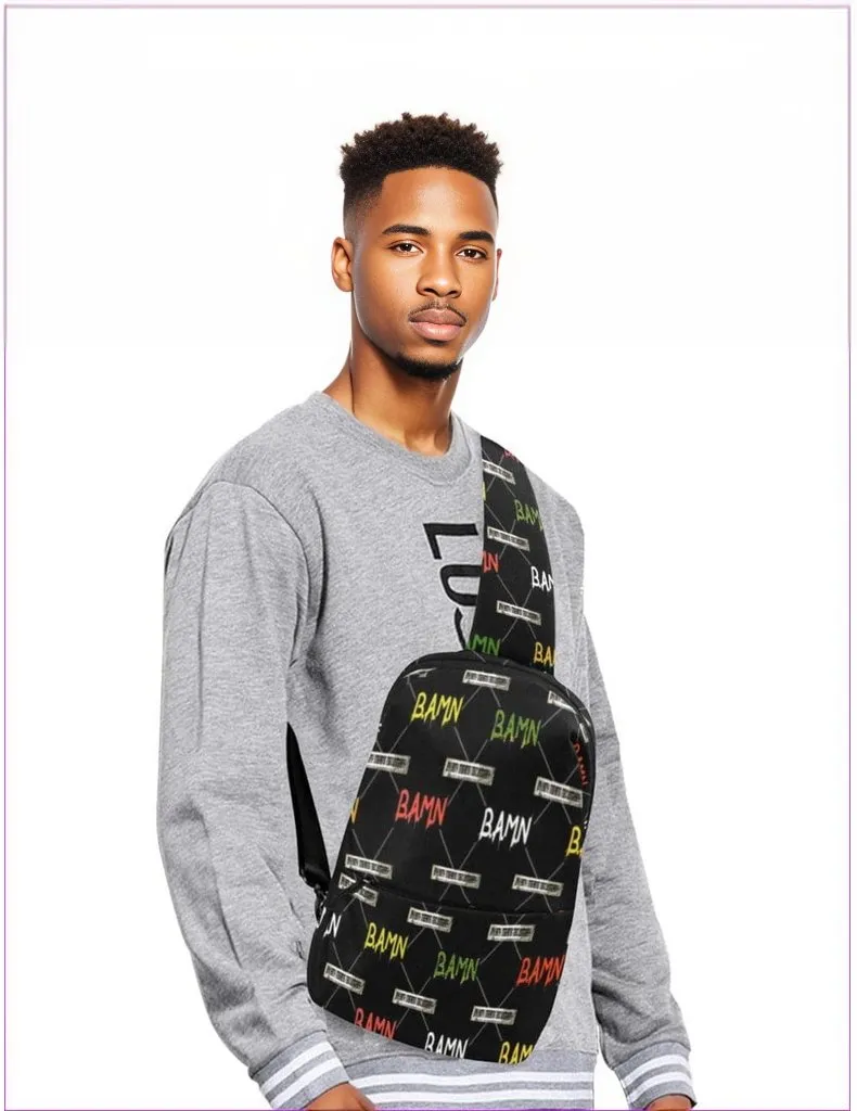 B.A.M.N - By Any Means Necessary 3 Men's Chest Bag -3 variations