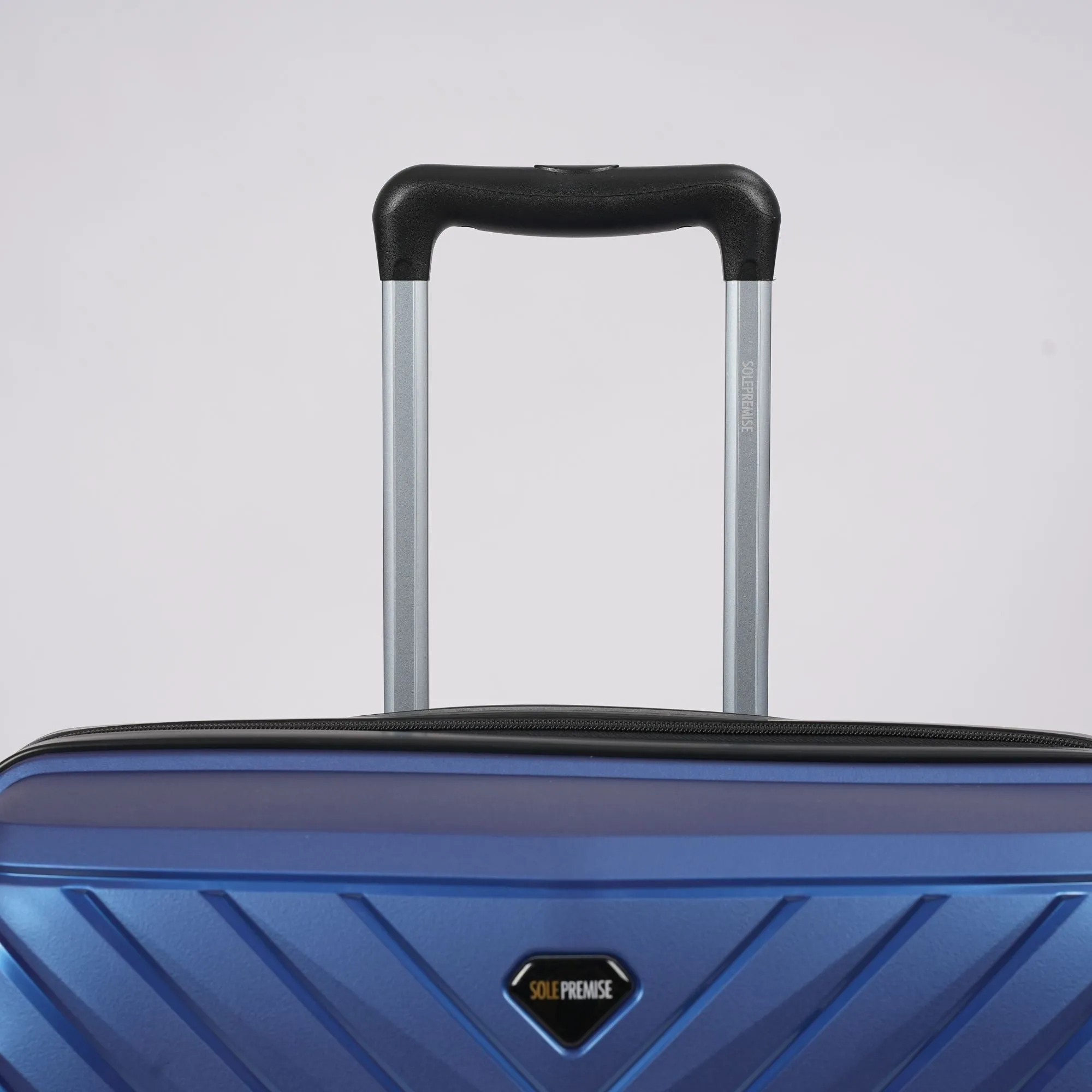 Blue Hardcase Roller Carry On Luggage 20' with 360° Wheels