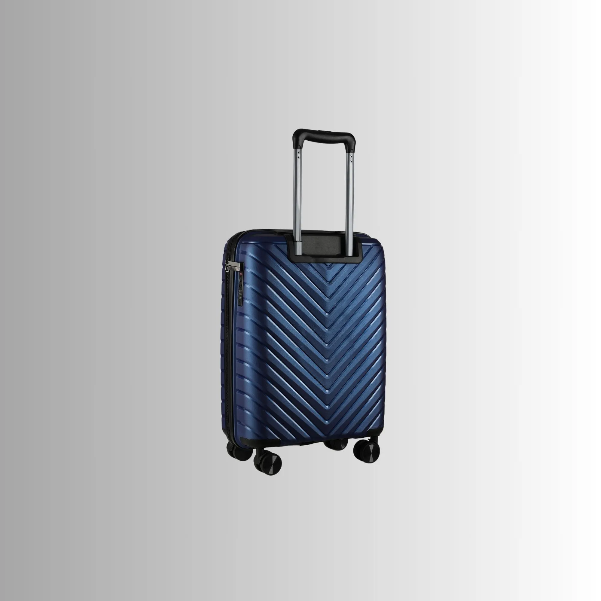 Blue Hardcase Roller Carry On Luggage 20' with 360° Wheels