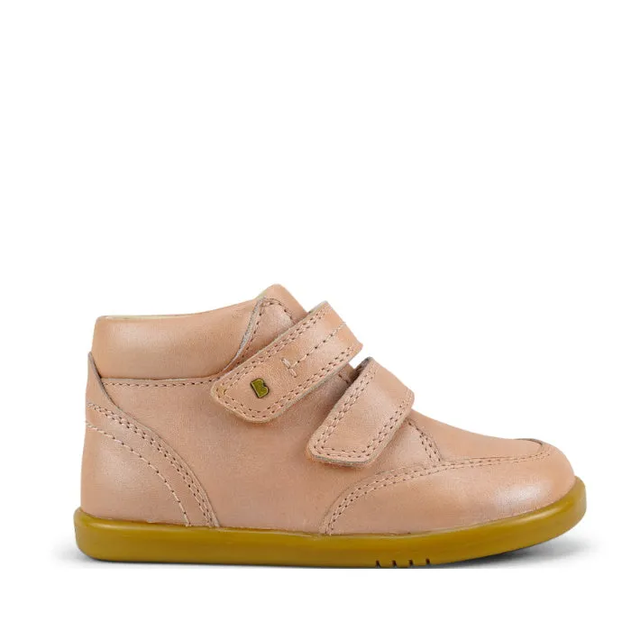 Bobux Iwalk IW Timber Leather Toddlers Boot Pink Dusk Pearl