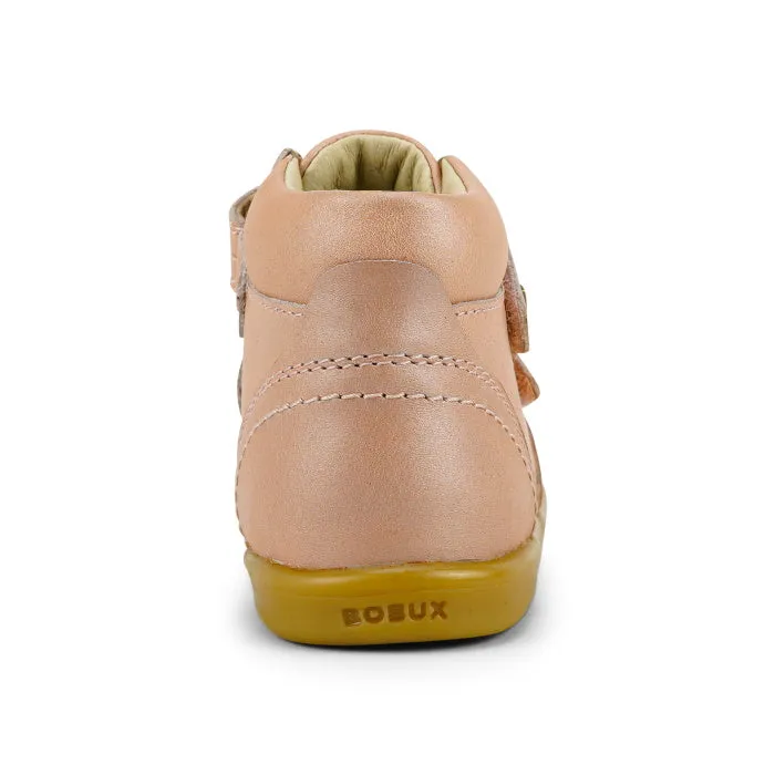 Bobux Iwalk IW Timber Leather Toddlers Boot Pink Dusk Pearl