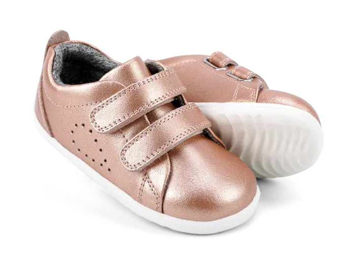 Bobux - Step Up Grass Court Trainer Rose Gold