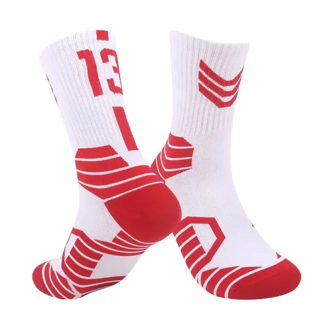 Breathable Non-Slip Professional Basketball Socks for Men, Women, and Kids - Ideal for Sports, Cycling, Climbing, and Running