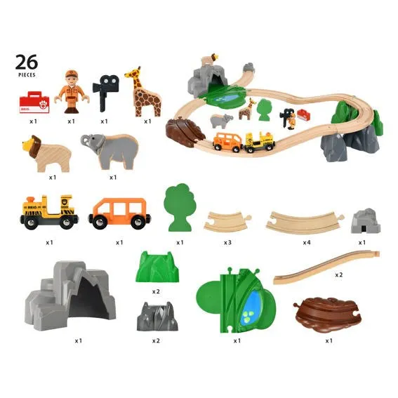 BRIO Set - Safari Adventure Set 26 pieces 33960