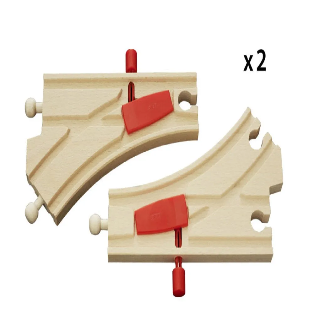 BRIO Tracks - Mechanical Switches 2 pieces 33344