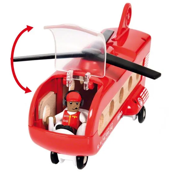 BRIO Vehicle - Cargo Transport Helicopter 8 pcs 33886