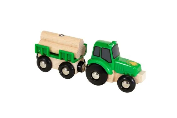 BRIO Vehicle - Farm Tractor with Load 3 pieces 33799