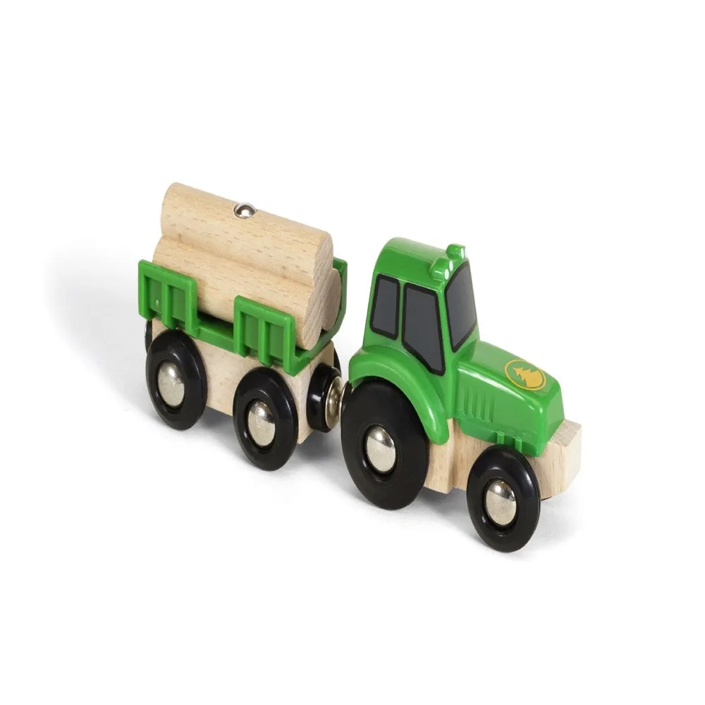 BRIO Vehicle - Farm Tractor with Load 3 pieces 33799