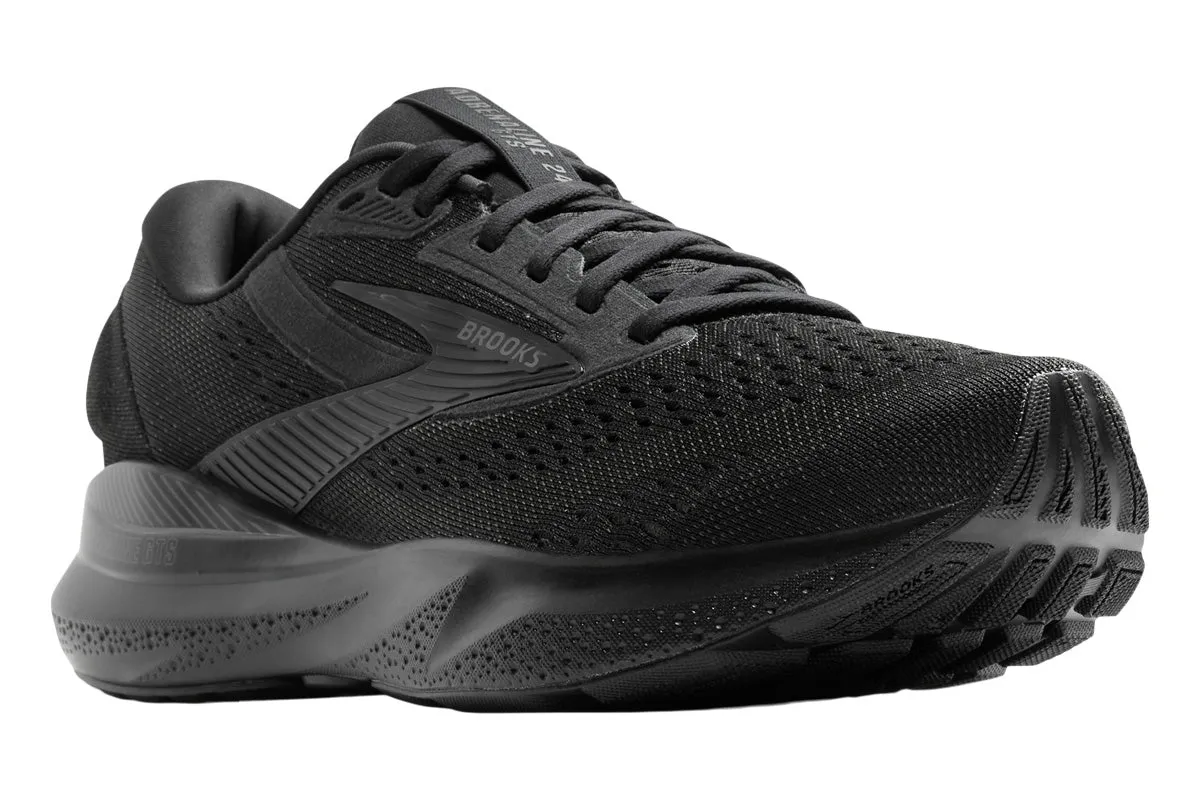 Brooks Adrenaline GTS 24 2E Black/Black/Ebony Mens