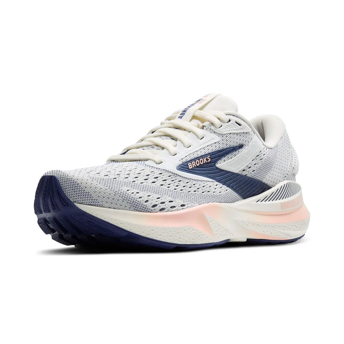 Brooks Adrenaline GTS 24 Womens | Grey/blue Ribbon/peach