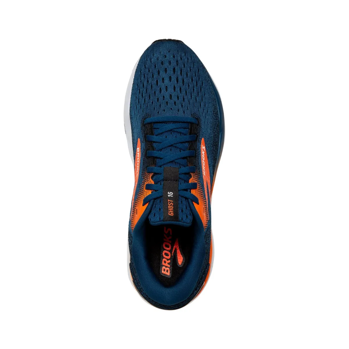 Brooks Ghost 16 Navy Blue Orange AW24 Shoes