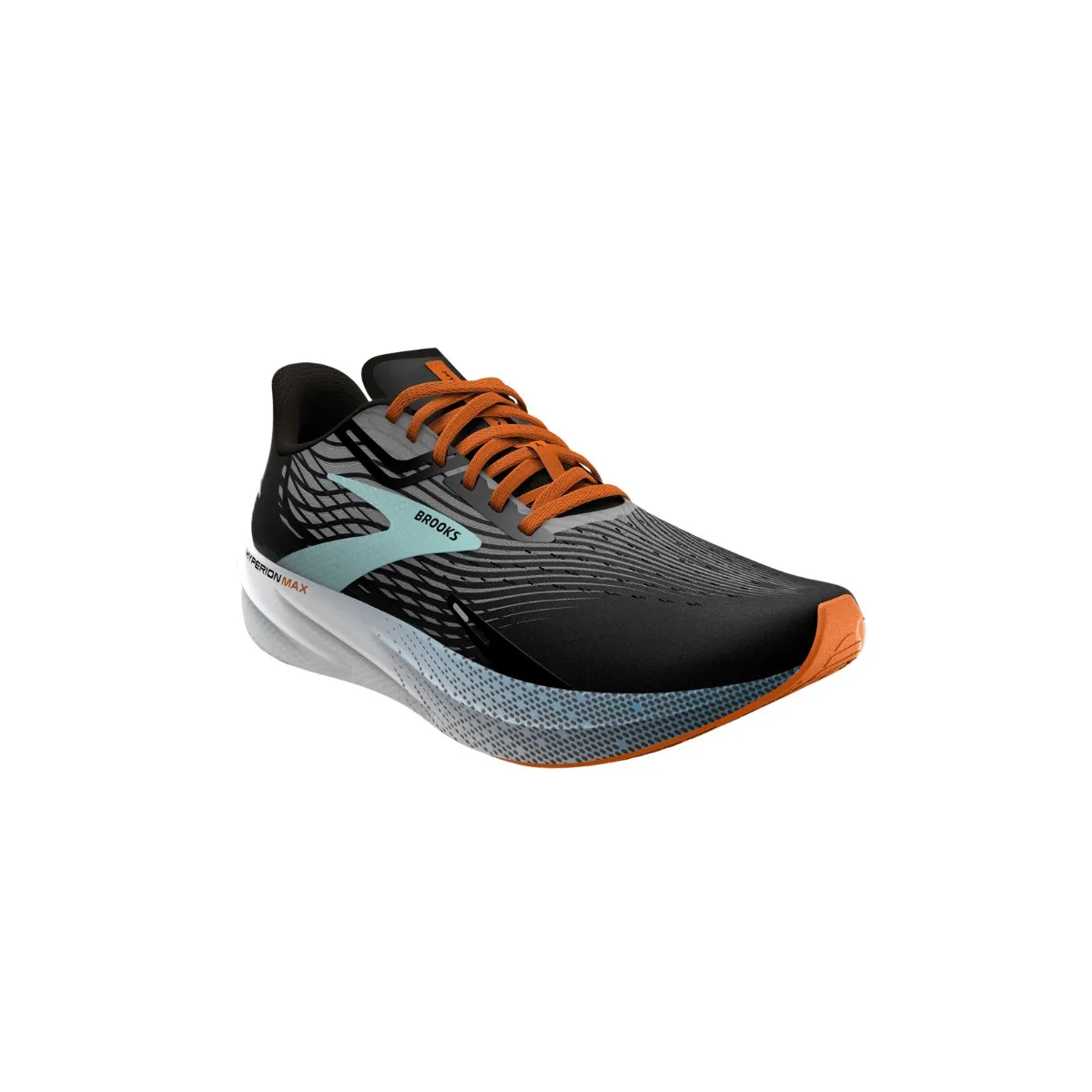 Brooks Hyperion Max Black Orange  Running Shoes