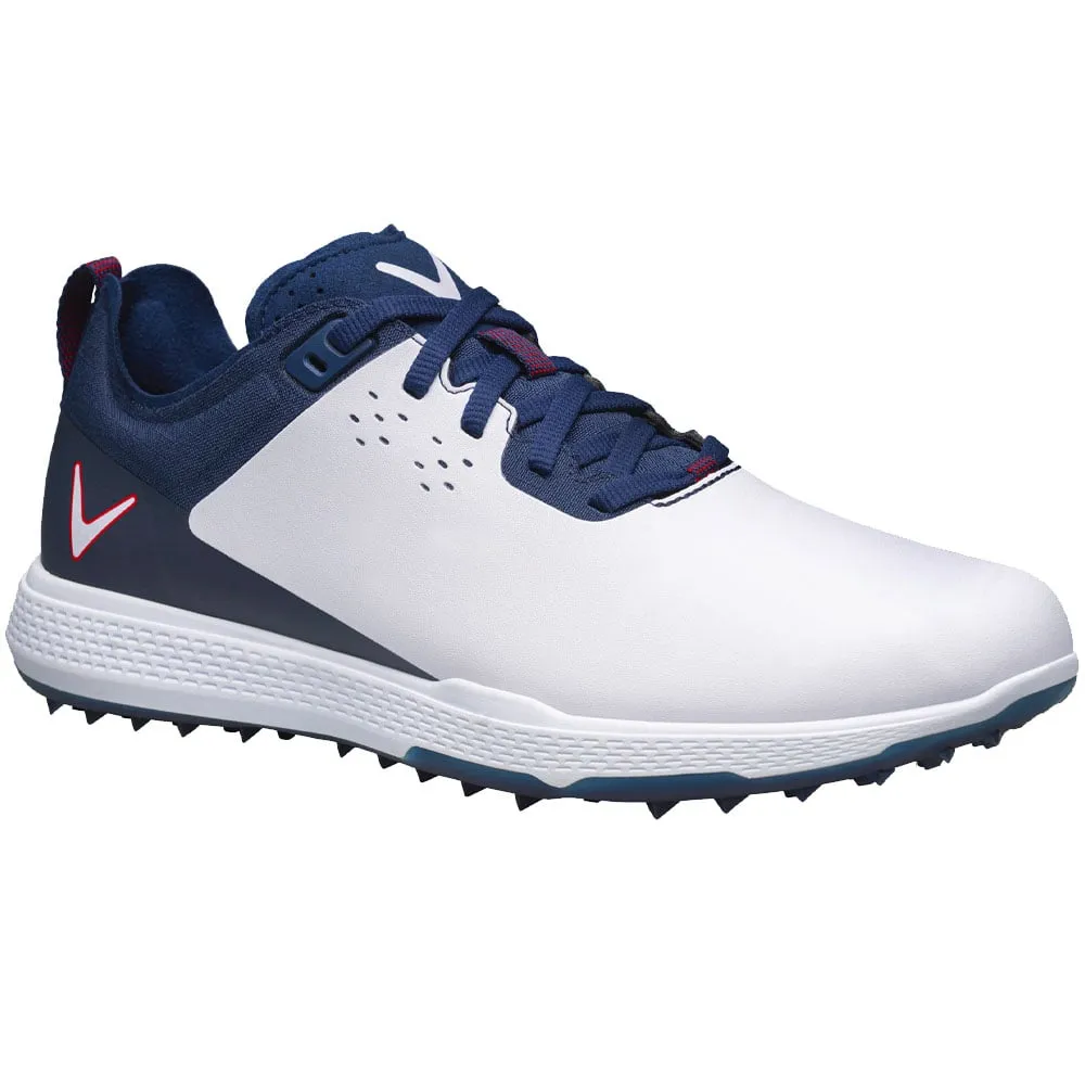 Callaway Nitro Pro Spikeless Shoes - White/Navy/Red