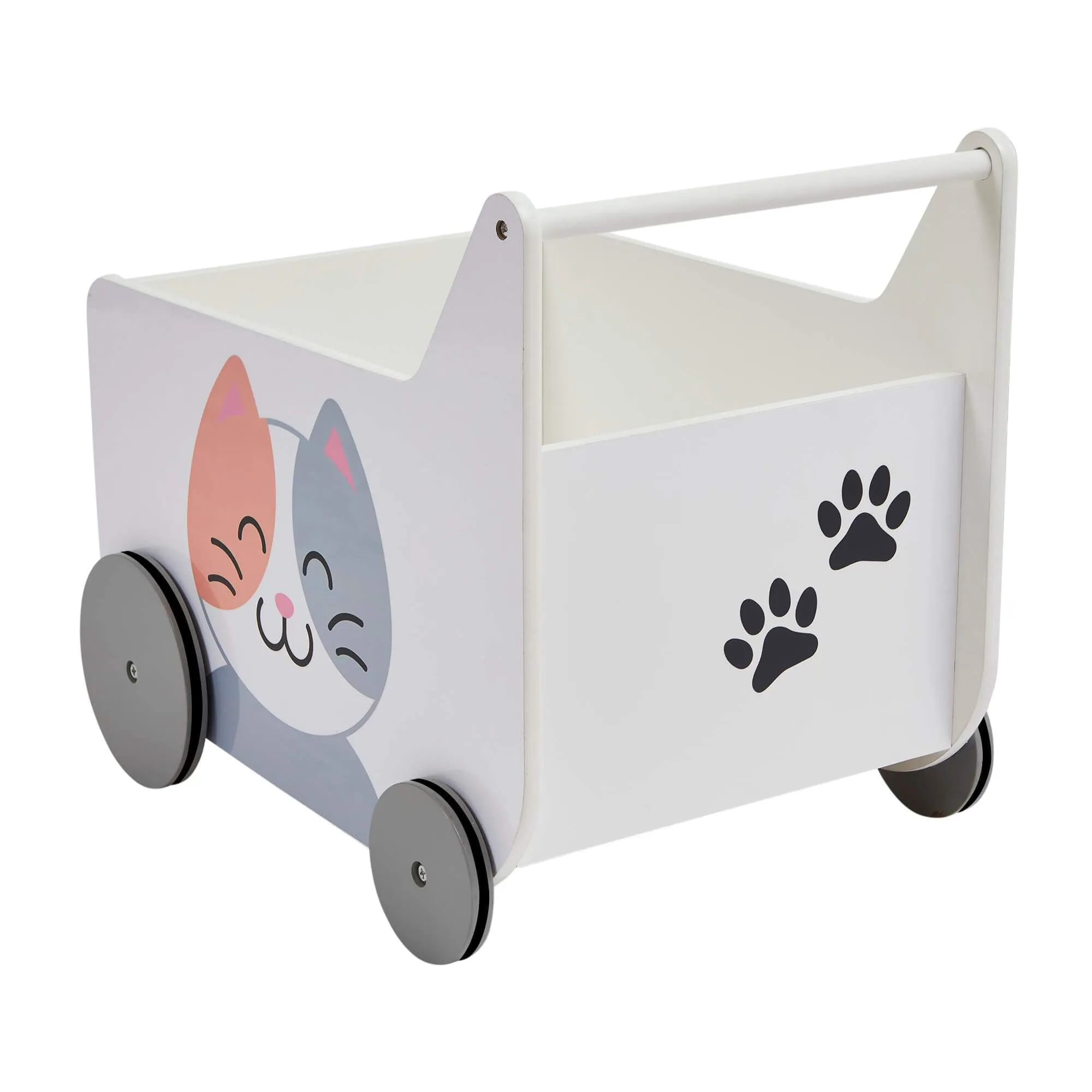 Cat & Dog Push Along Walker | Storage Cart