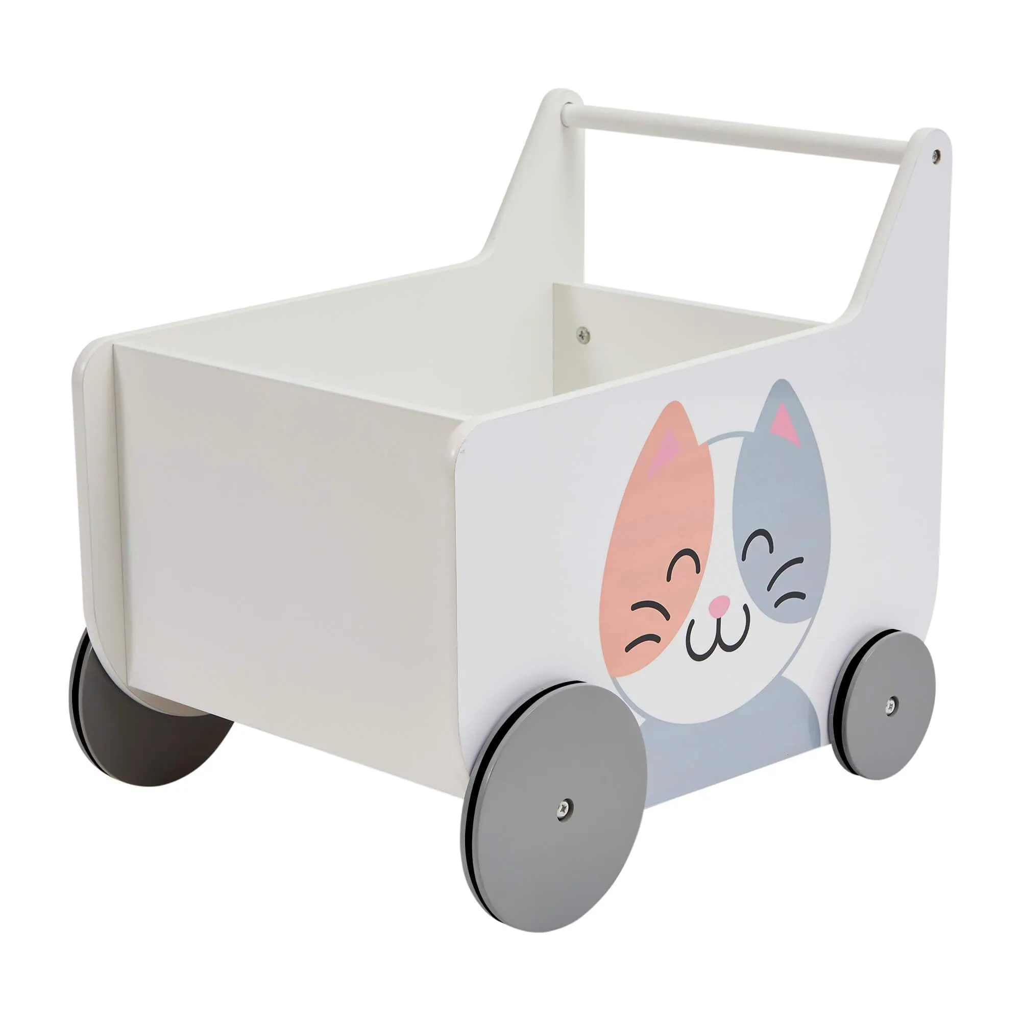 Cat & Dog Push Along Walker | Storage Cart