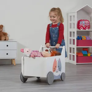 Cat & Dog Push Along Walker | Storage Cart