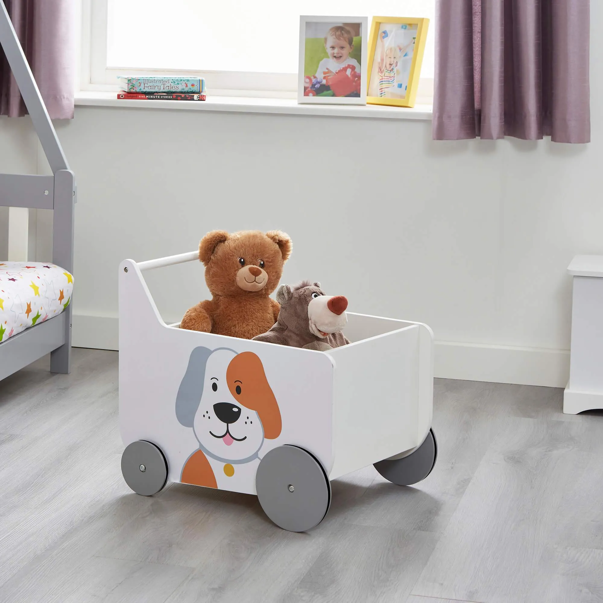 Cat & Dog Push Along Walker | Storage Cart