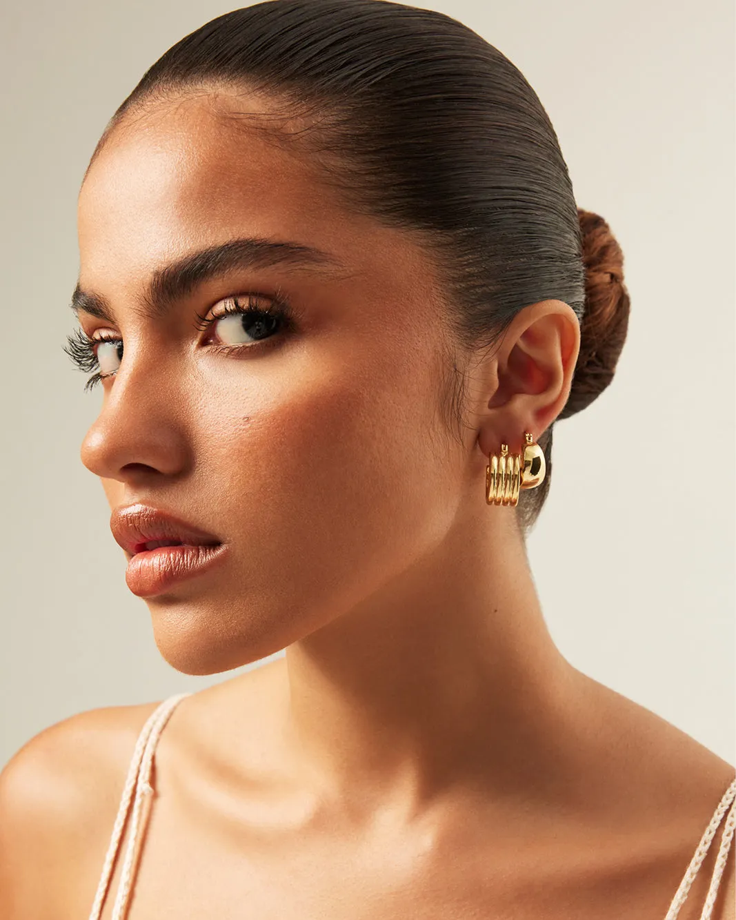 CINDY EARRING 2 PACK - GOLD PLATED 18K