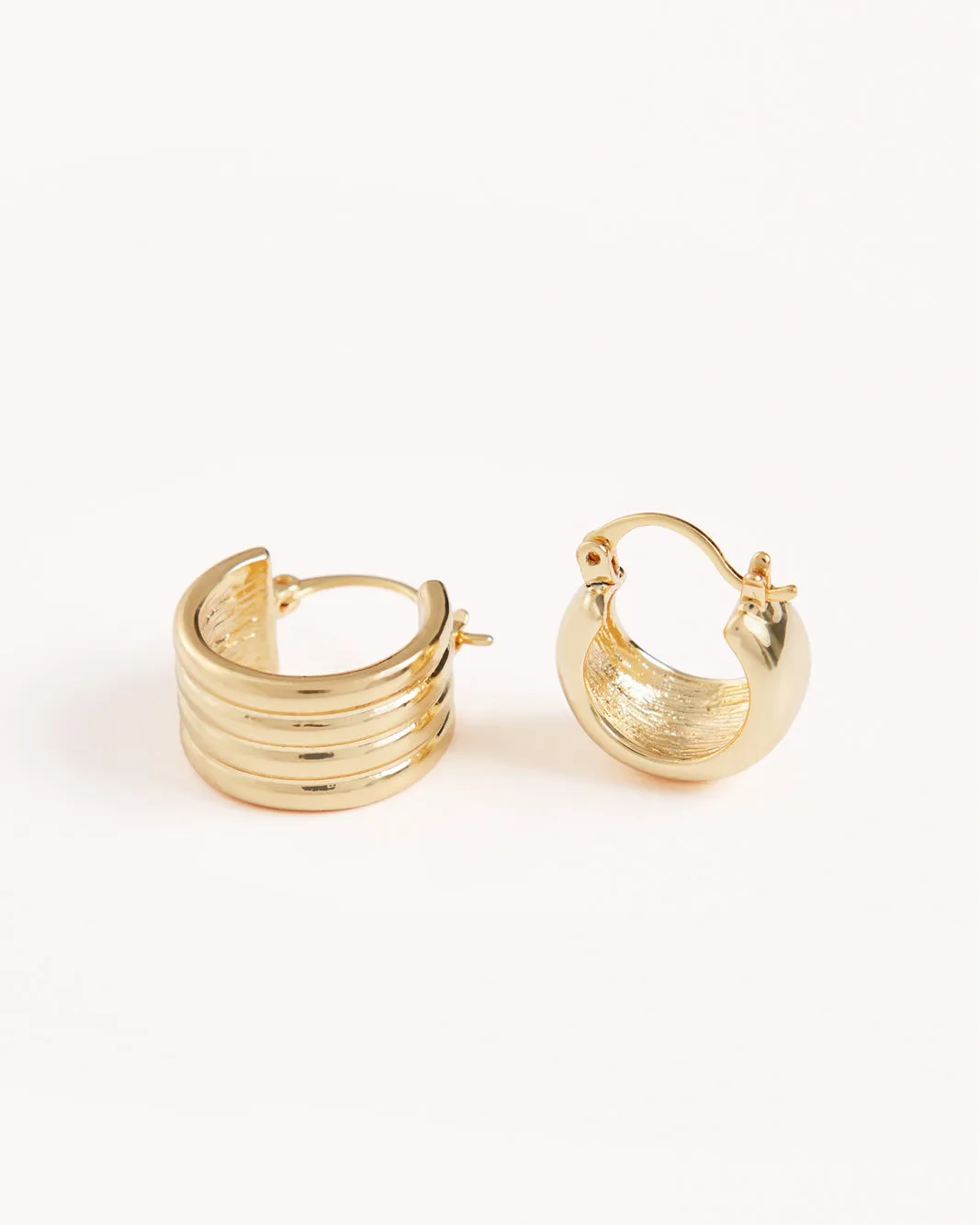 CINDY EARRING 2 PACK - GOLD PLATED 18K