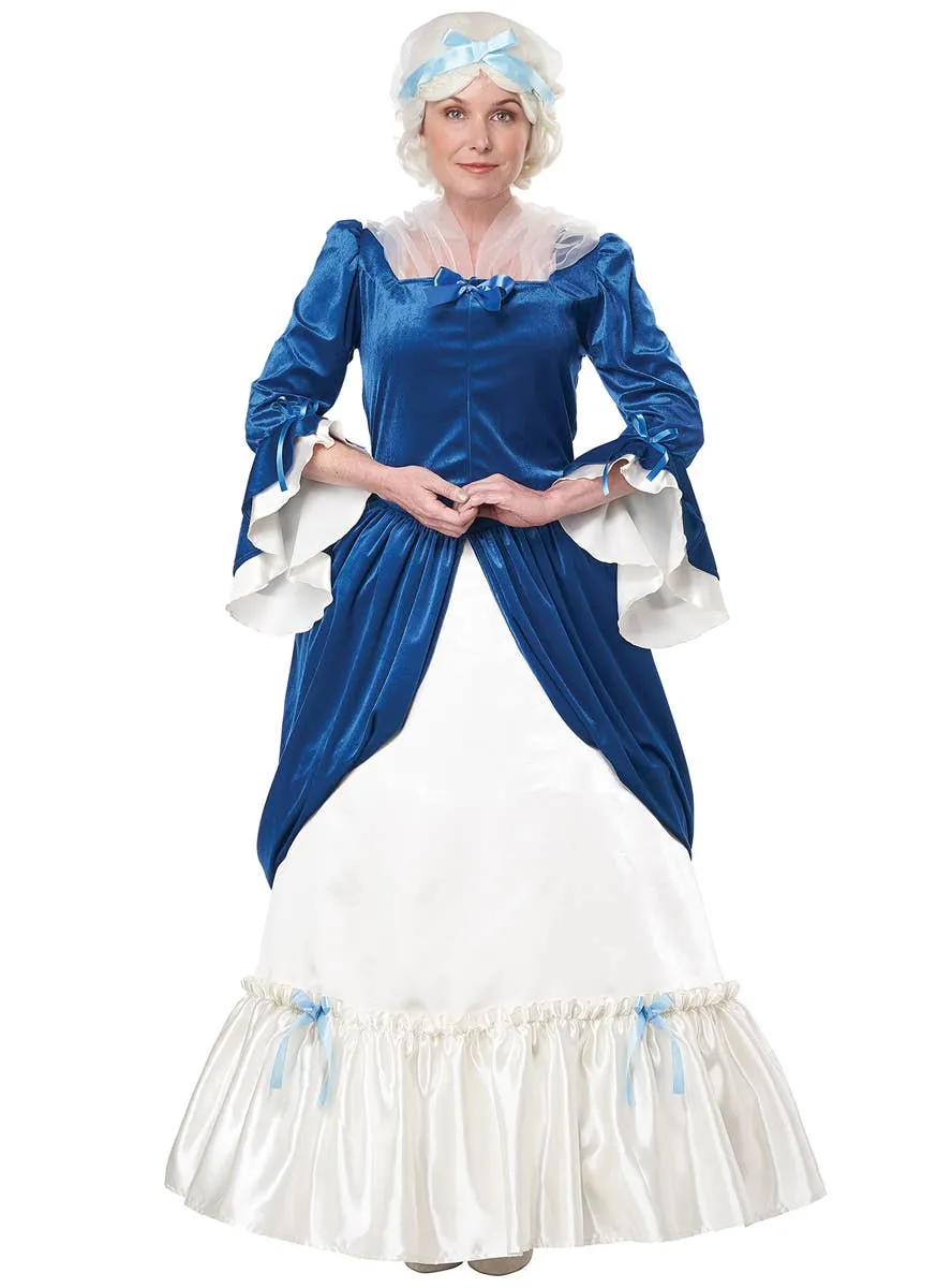 Colonial Era Womens Deluxe Martha Washington Costume