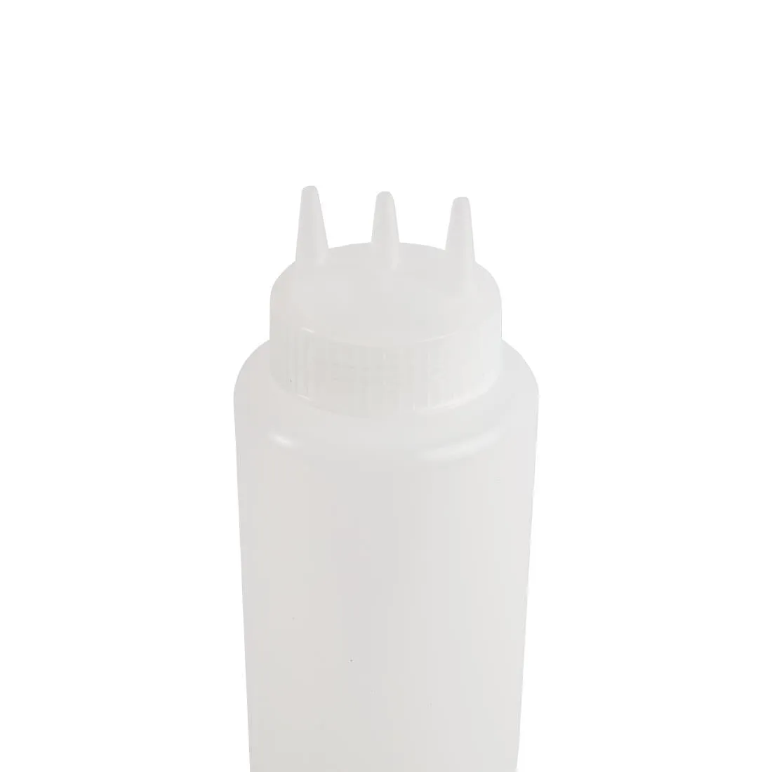 CW726 Vogue Clear 3 Noz zle Squeeze Bottle 36oz