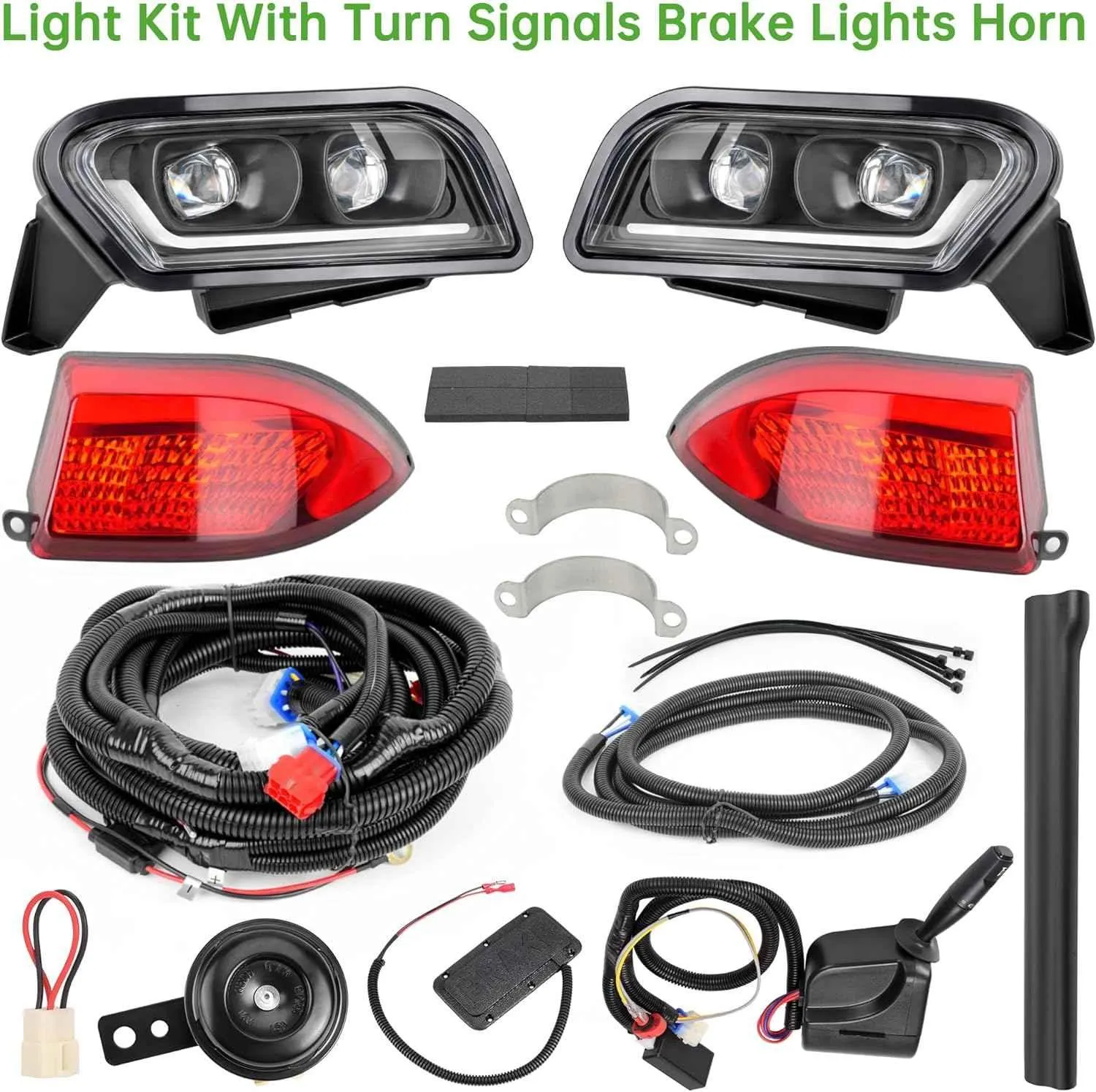 Deluxe Golf Cart LED Light Kit for Club Car Tempo- 10L0L