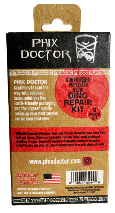 Ding Repair - Sun Cure Polyester Kit 4oz by Phix Doctor