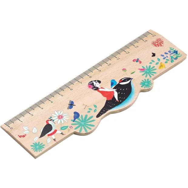 Djeco Chic wooden rulers