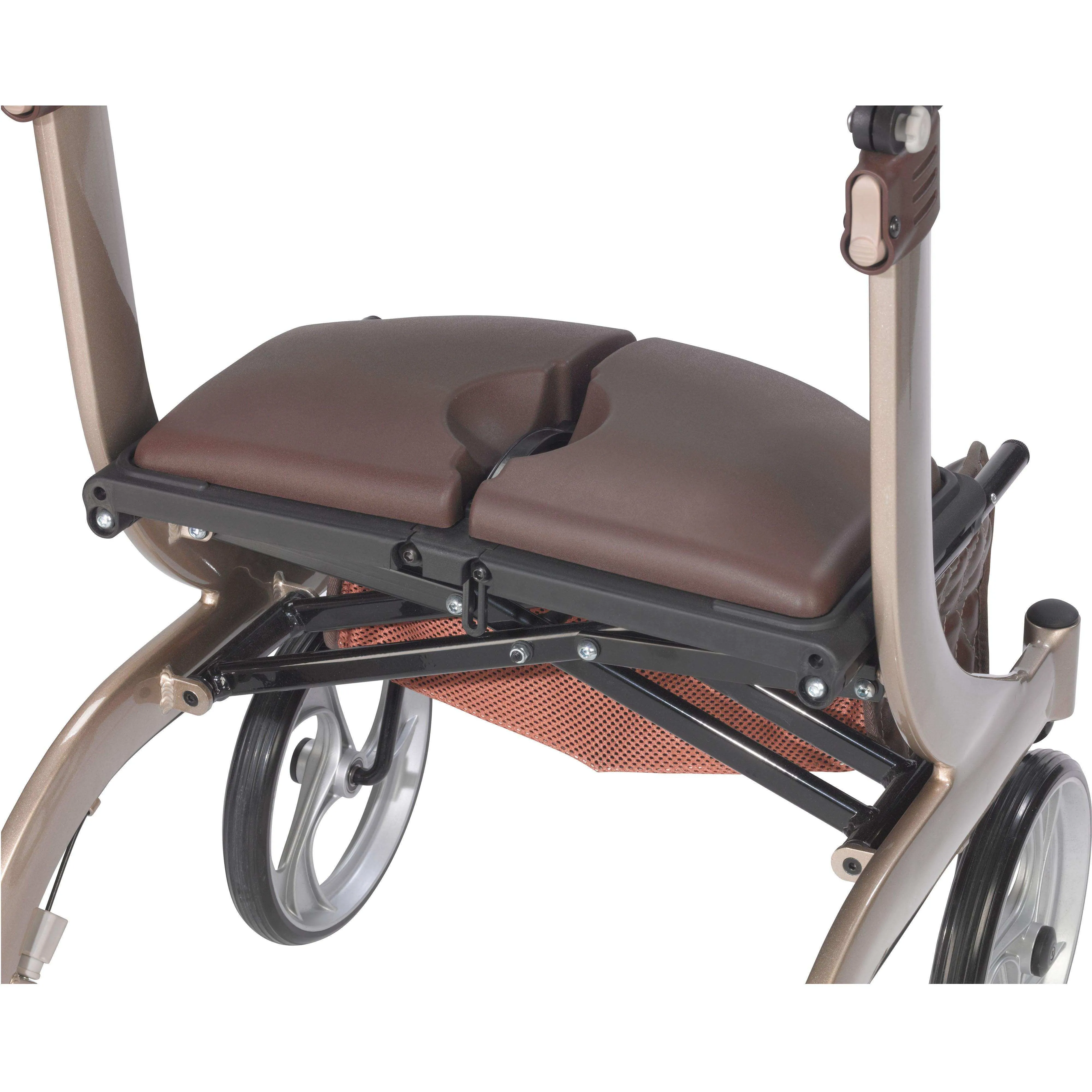 Drive Medical Nitro DLX Euro Style Rollator Rolling Walker