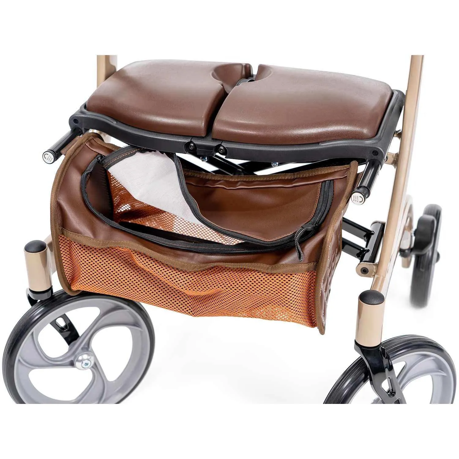 Drive Medical Nitro DLX Euro Style Rollator Rolling Walker