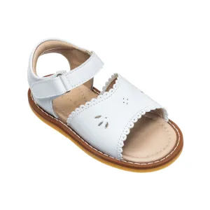 Elephantito Classic Sandal w/ Scallop -- White