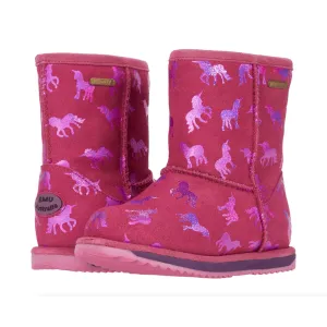 EMU Rainbow Unicorn Brumby Waterproof Boot (Toddler/Little Kid)