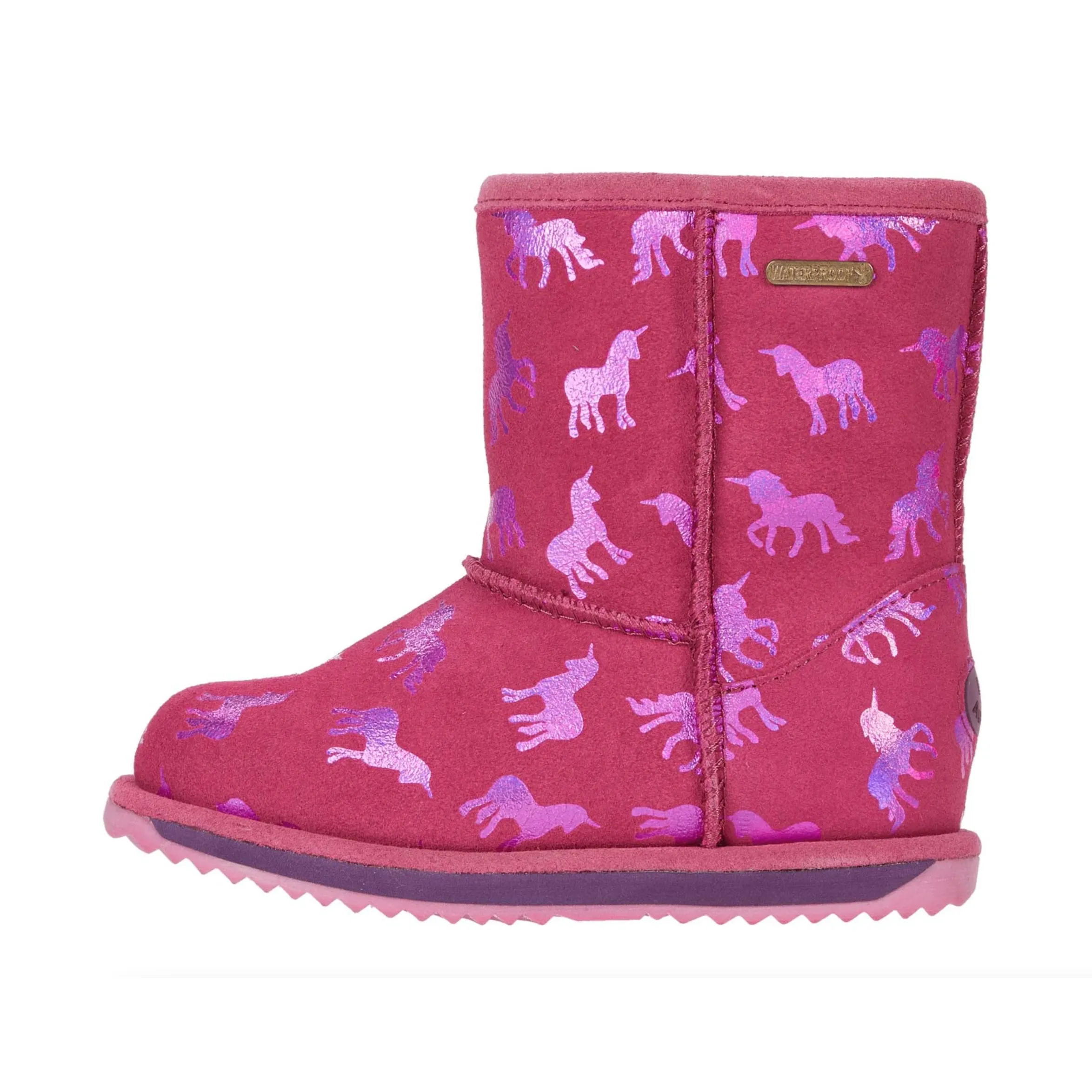 EMU Rainbow Unicorn Brumby Waterproof Boot (Toddler/Little Kid)