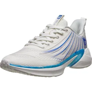 Erke Cushioning Men Running Shoes White/Blue