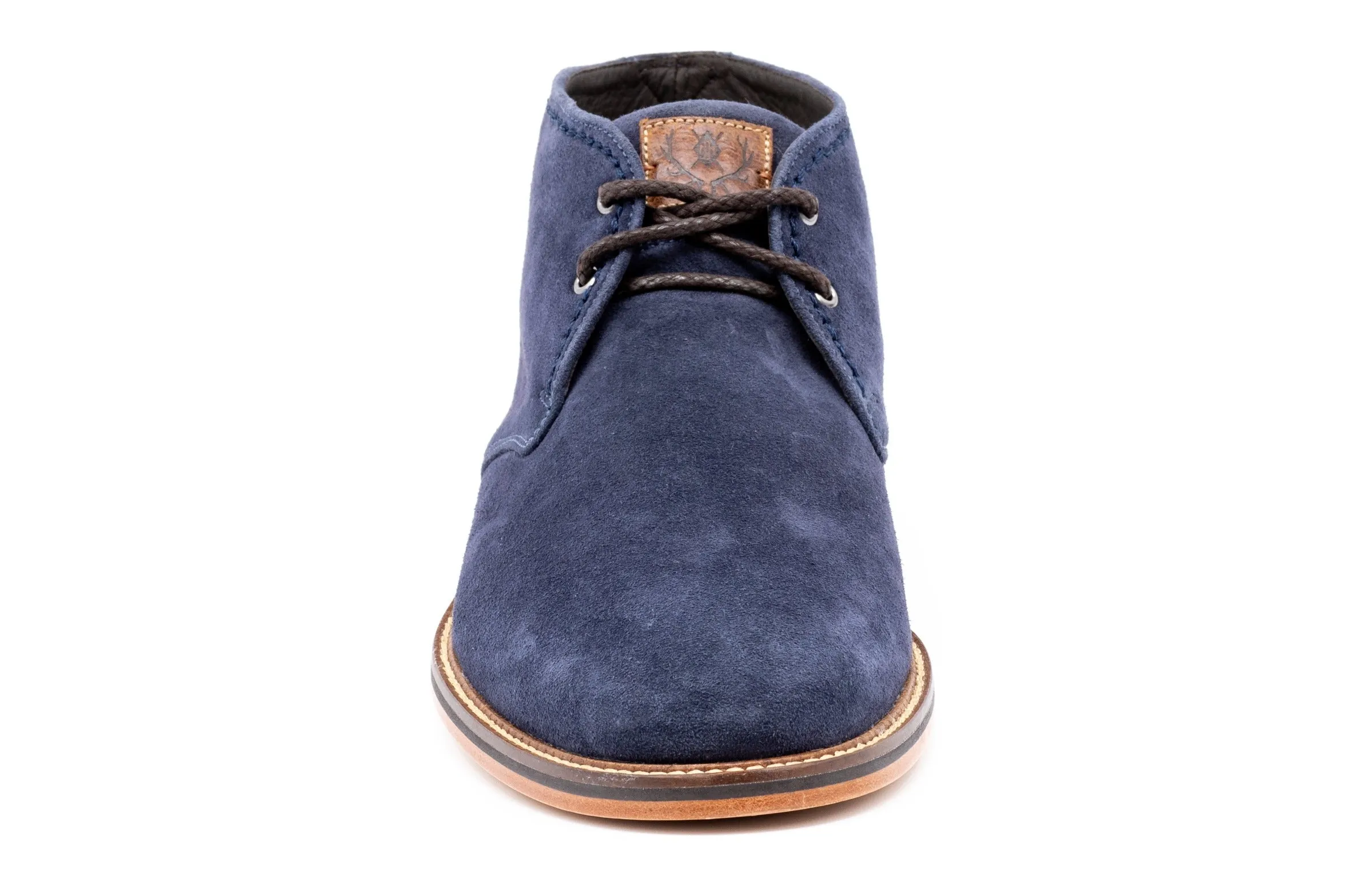 Ernest Safari Kudu Suede Chukka Boots - Navy