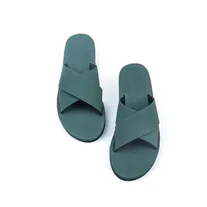 ESSNTLS Womens Cross Slides - Leaf