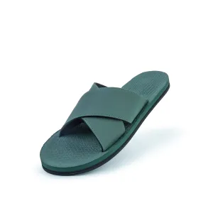 ESSNTLS Womens Cross Slides - Leaf