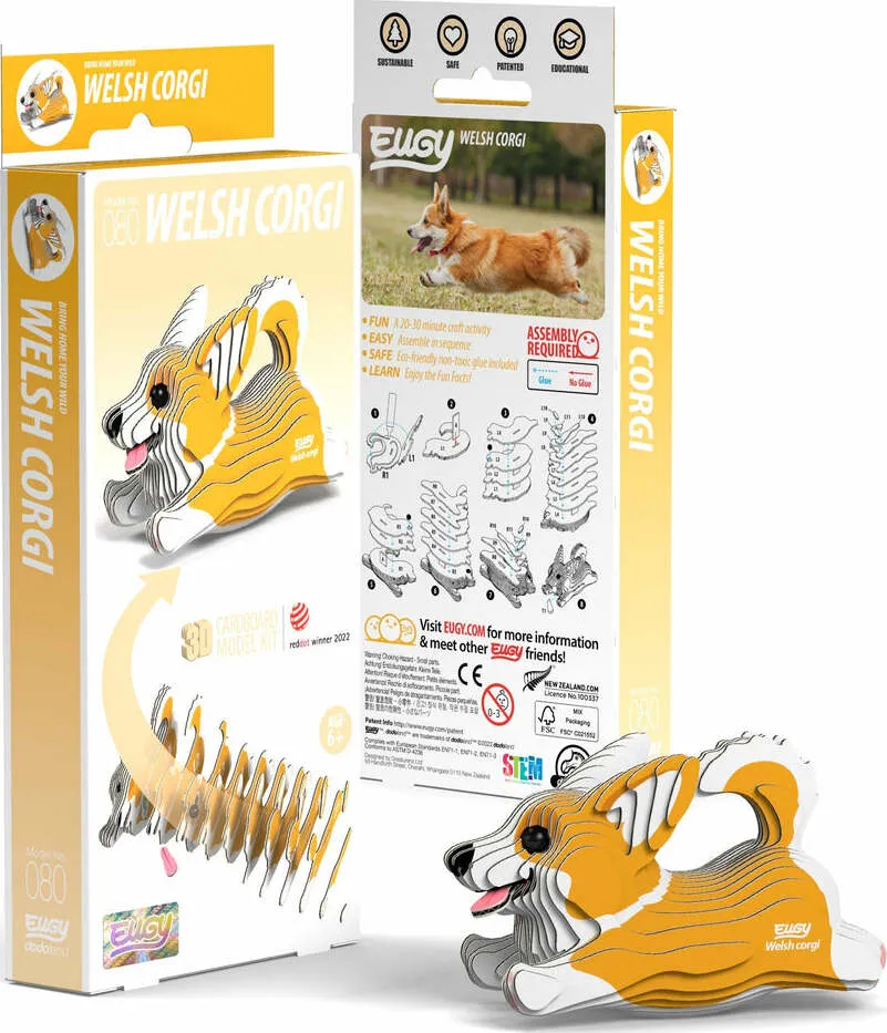 EUGY 3D Puzzle -Welsh Corgi