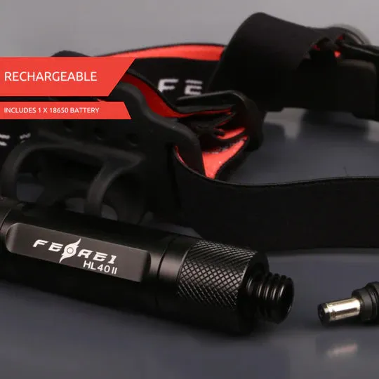 Ferei HL40II Single LED 1000 Lumens Rechargeable Headlamp