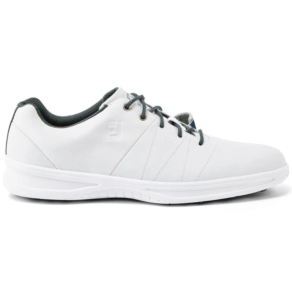 FootJoy Contour Casual Spikeless Waterproof Shoes - White