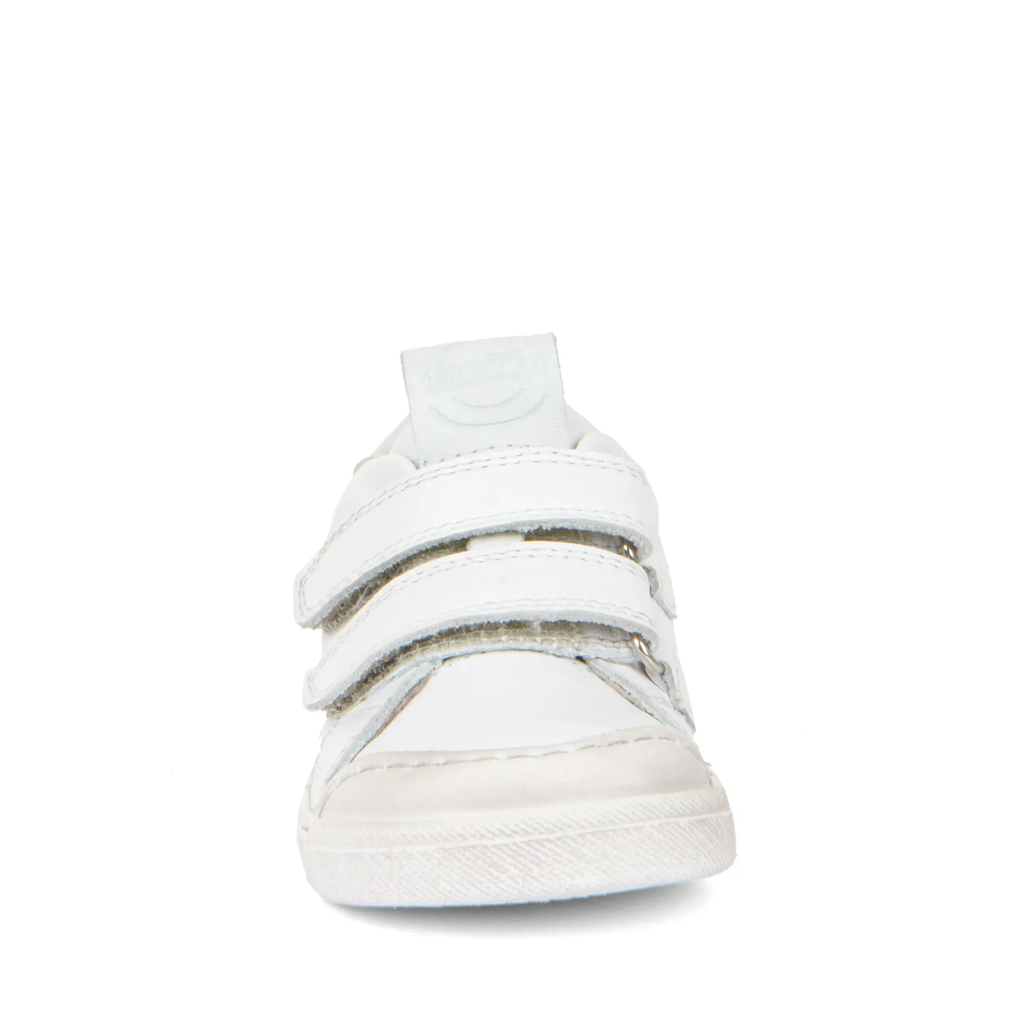 Froddo Boy's and Girl's Rosario  Casual Shoes with Hoop and Loop Closure - White