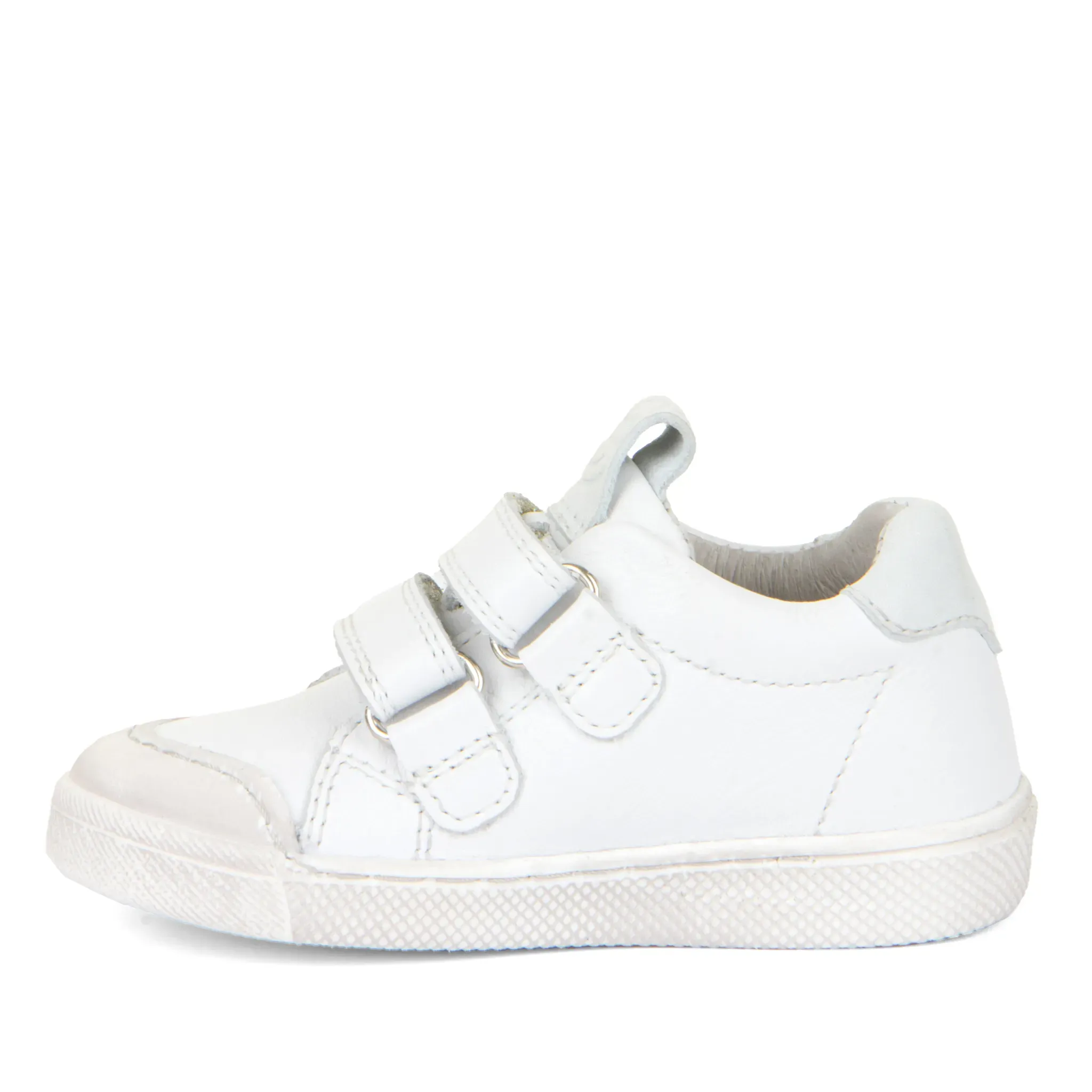 Froddo Boy's and Girl's Rosario  Casual Shoes with Hoop and Loop Closure - White