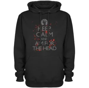 Funny Keep Calm And Aim For The Head Hoodie